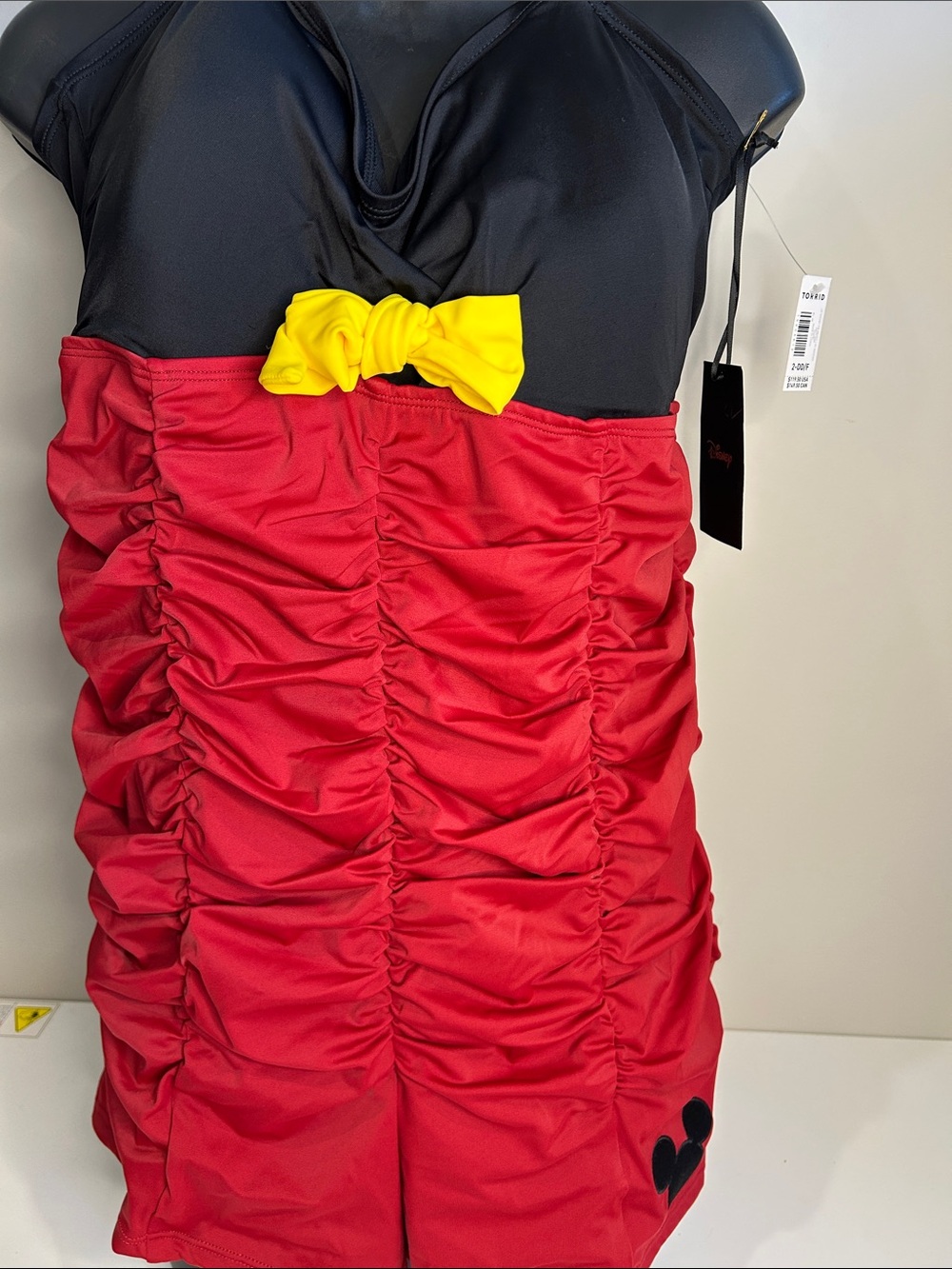 Torrid Disney Red and Black swimsuit short style NWT super cute! 2x 18-20 size